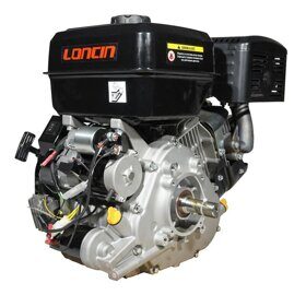 Двигатель Loncin LC196FD диаметр Ø вала 25.00 мм (D-Type), ручной + эл.стартер, катушка 20 А
